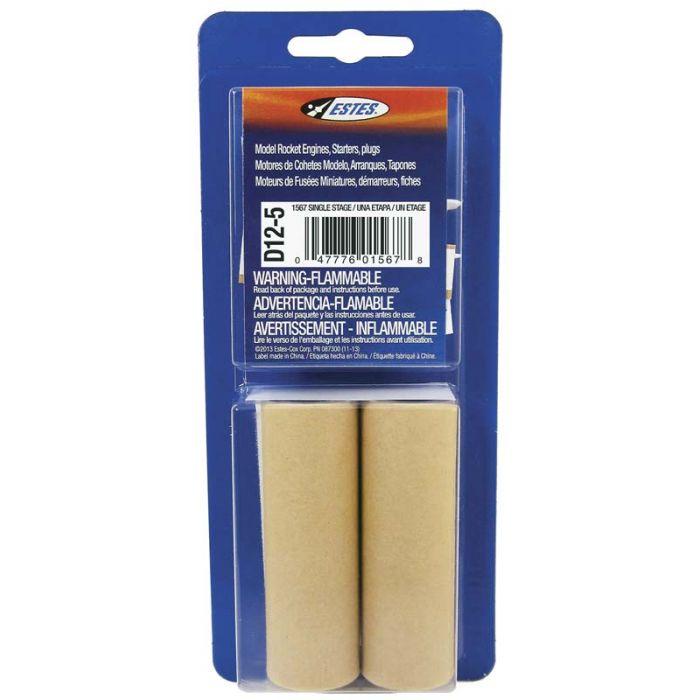 Rocket motors D12-5 (Pk2) D-ES1567 Rocket motors D12-5 (Pk2) D-ES1567