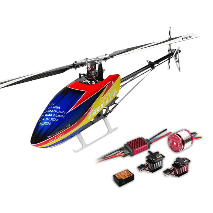ALIGN TREX470L ヘリ 470LT Super Combo Torque Tube