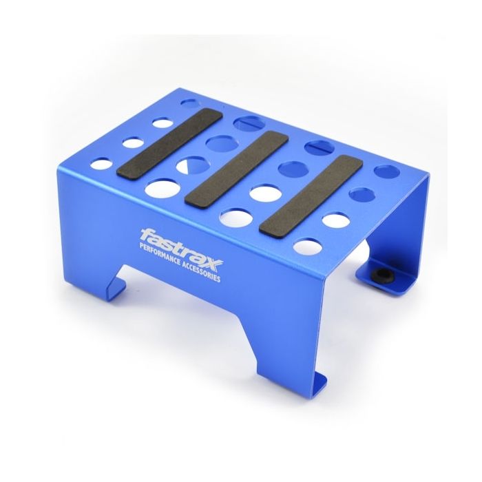 Fastrax Aluminium Pit Stand with Magnetic Strip Blue FAST410B Fastrax Aluminium Pit Stand with Magnetic Strip Blue FAST410B