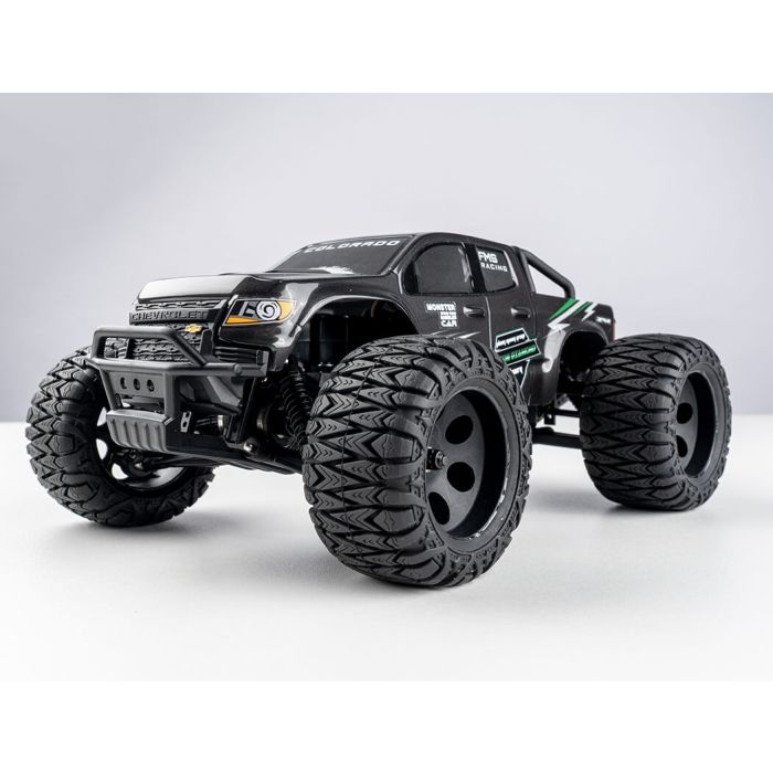 FMS FMT24 1/24th Chevrolet Colorado Truck RTR - Black FMS12421BDRTRBK