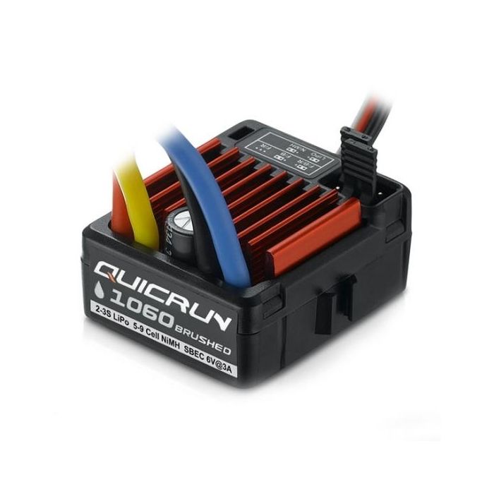 Hobbywing QuicRun 1060 Waterproof Brushed SBEC ESC (60A) HW30120201 Hobbywing QuicRun 1060 Waterproof Brushed SBEC ESC (60A) HW30120201