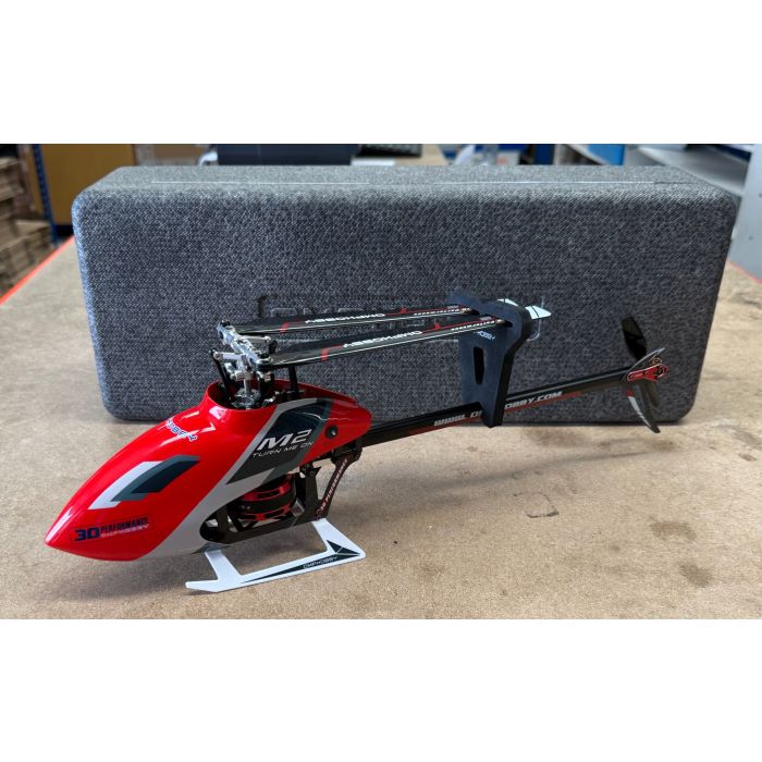 OmpHobby M2 EVO MK2 Second Hand RC Helicopter EVO Version Red OmpHobby M2 EVO MK2 Second Hand RC Helicopter EVO Version Red