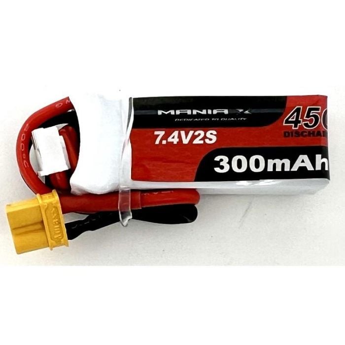ManiaX 7.4v 300mah 45C Lipo w/XT30