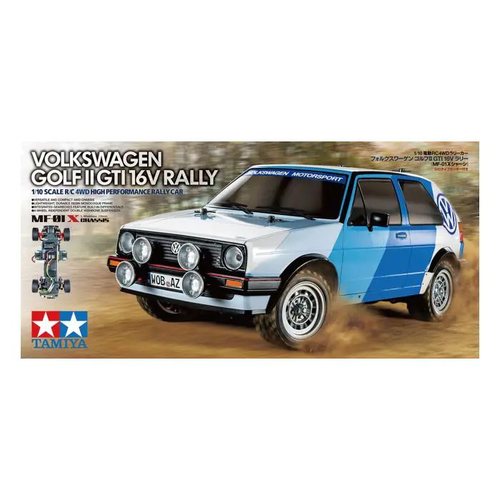 Tamiya TT02 Golf MK2 GTI 16v Rally MF 01X 58714