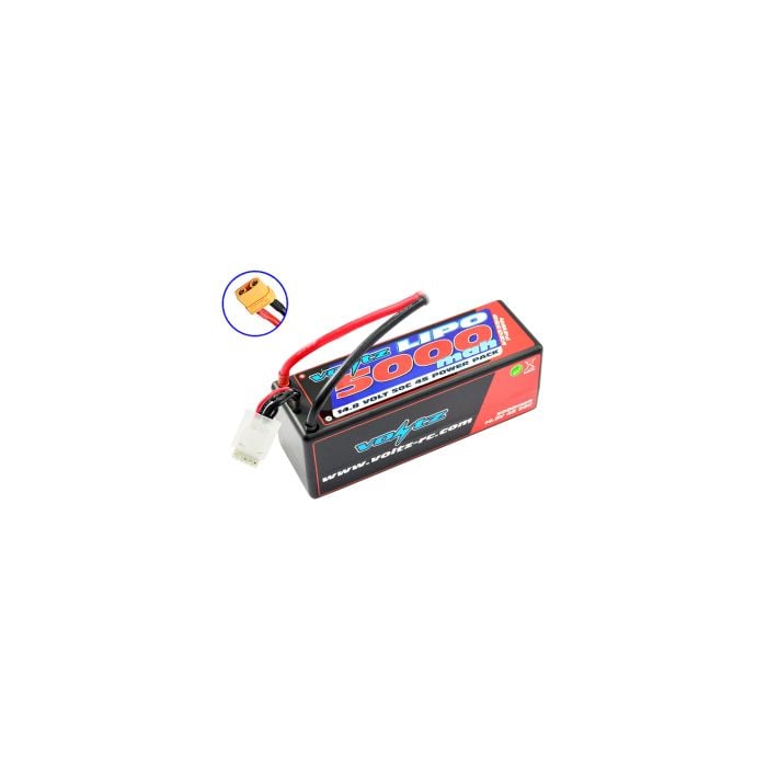 4S 5000Mah Hard Case 14.8V 50C Voltz Lipo Stick Pack Xt90 VZ0350XT90 4S 5000Mah Hard Case 14.8V 50C Voltz Lipo Stick Pack Xt90 VZ0350XT90