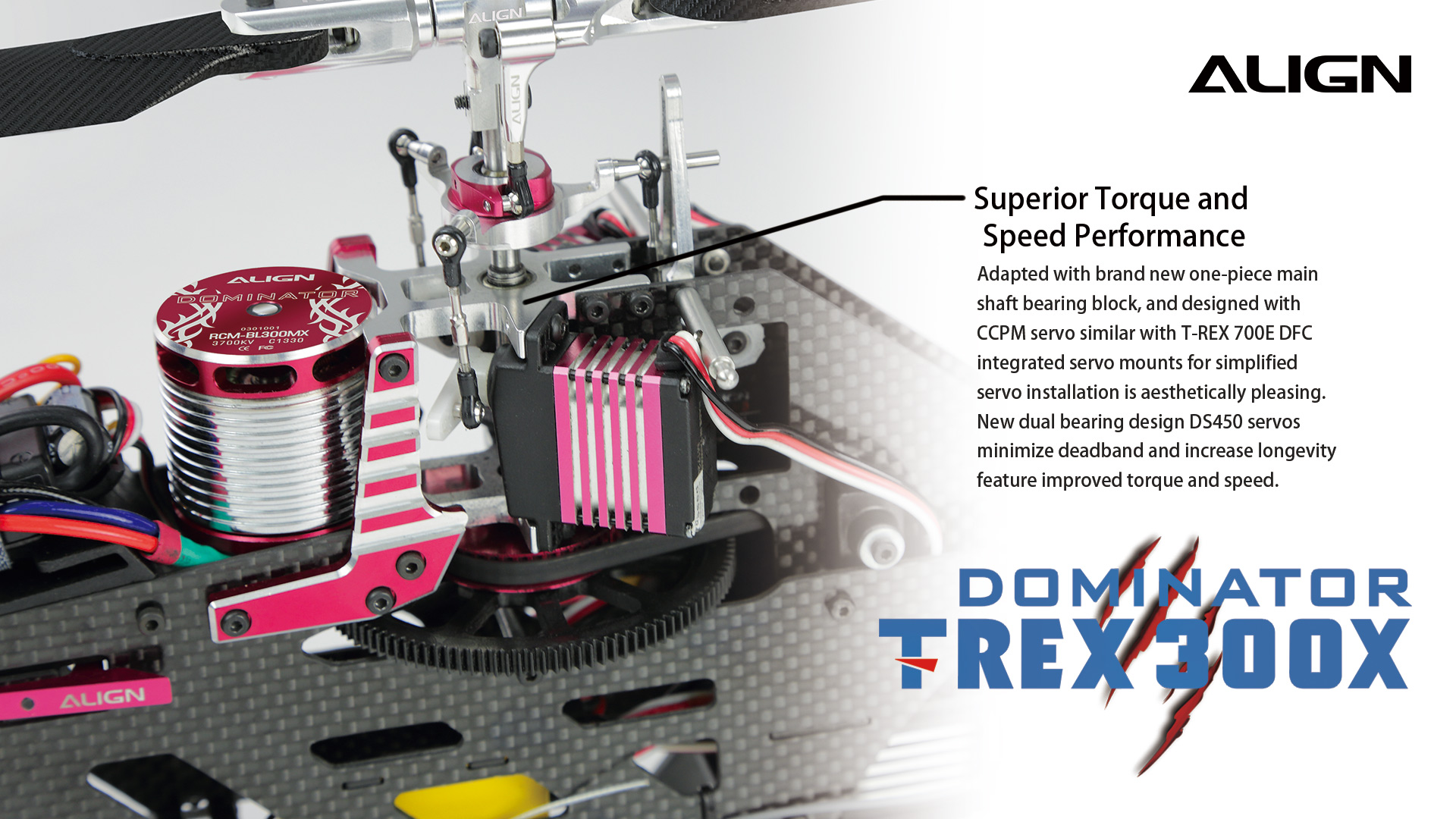 Brand New Align HQ0683AT Tail Blades 65 for Trex 450