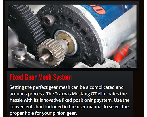 Traxxas 4 Tec 2 0 Gearing Chart